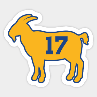 Chris Mullin Golden State Goat Qiangy Sticker